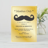 Feestje Alleen Voor Leden Kaart (Staand voorkant)