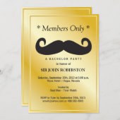 Feestje Alleen Voor Leden Kaart (Voorkant / Achterkant)