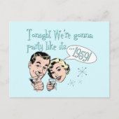 Feestje alsof het 1959 is! briefkaart (Voorkant)
