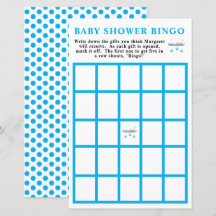 Feestje bingo voor baby jongen