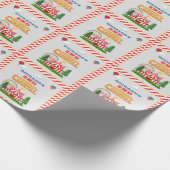 Feestje Circus Carnaval Thema voor Kinderen Cadeaupapier (Hoek)