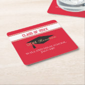 Feestje! CUSTOM Class Reunion Kartonnen Onderzetters (Schuin)