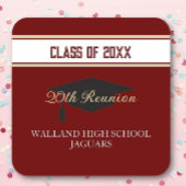 Feestje! CUSTOM Class Reunion Kartonnen Onderzetters