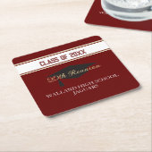 Feestje! CUSTOM Class Reunion Kartonnen Onderzetters (Schuin)