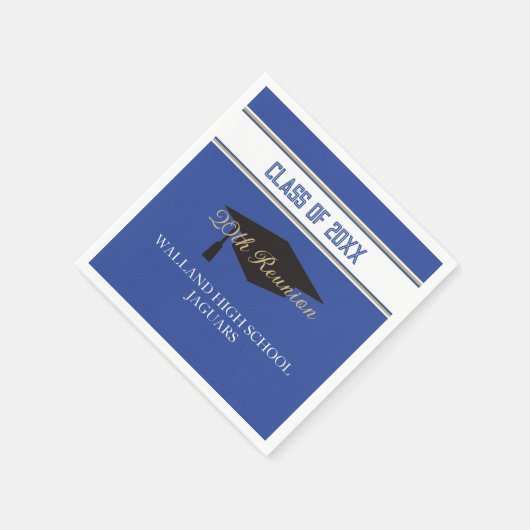 Feestje! CUSTOM Class Reunion Servetten (Hoek)