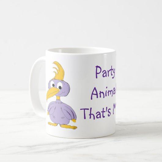 Feestje dat ik ben koffiemok (Voorkant links)