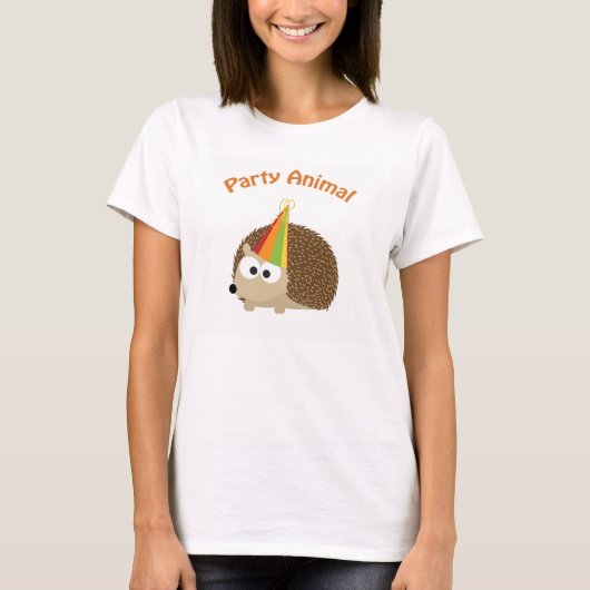 Feestje! Egel T-shirt (Voorkant)