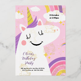 feestje folie uitnodiging