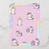 feestje folie uitnodiging (Achterkant)