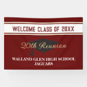 Feestje! GROTE CUSTOM Class Reunion Spandoek (Horizontaal)