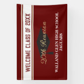 Feestje! GROTE CUSTOM Class Reunion Spandoek (Verticaal)