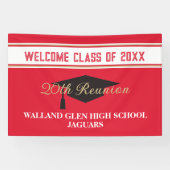 Feestje! GROTE CUSTOM Class Reunion Spandoek (Horizontaal)