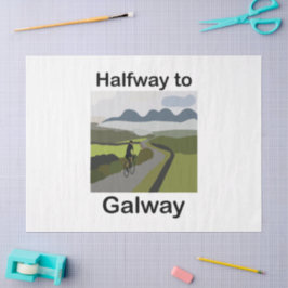 Feestje Halverwege Naar Galway Roadtrip Tissuepapier