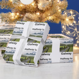 Feestje Halverwege Op Weg Naar Galway Cadeaupapier
