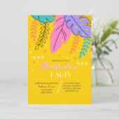 Feestje in de achtertuin kaart (Staand voorkant)