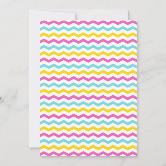 Feestje in de uitnodiging voor het park (Achterkant)