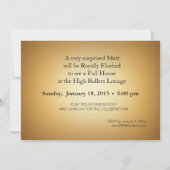 Feestje in Matt's Casino VRAAG ME OM NAAM OP CHIPS Kaart (Achterkant)