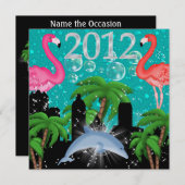 Feestje in stijl in het paradijs Schitterende lich Kaart (Voorkant / Achterkant)