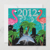 Feestje in stijl in het paradijs Schitterende lich Kaart (Voorkant)