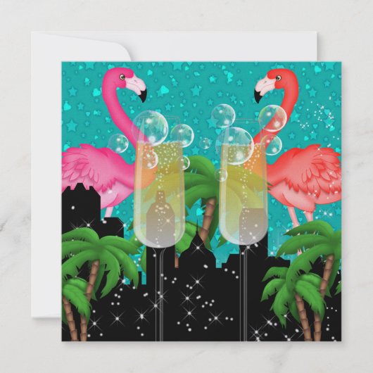 Feestje in stijl met heldere lichten - SRF Kaart (Voorkant)