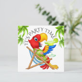 FEestJE It's tijd Uitnodiging (Staand voorkant)