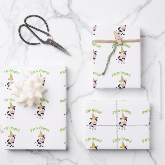 Feestje! Kabeljauw Inpakpapier Vel (Voorkant)