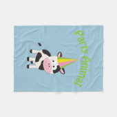 Feestje! Koe Fleece Deken (Voorkant (Horizontaal))
