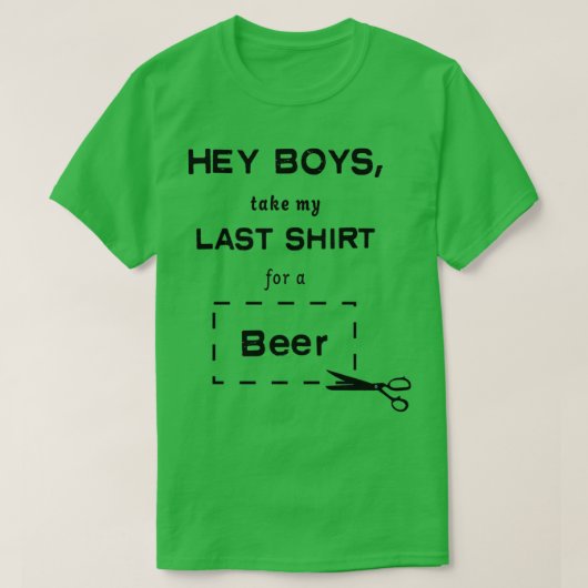 Feestje met bier t-shirt (Design voorkant)