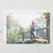 FEESTJE NA DE EXAMENS Bloemig feestje na de examen Kaart (Achterkant)