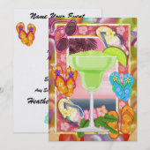 Feestje op het strand - SRF Kaart (Voorkant / Achterkant)