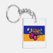 Feestje op zee sleutelhanger (Voorkant Links)