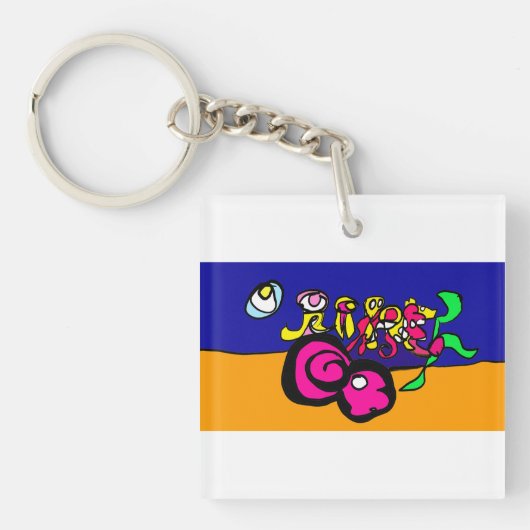 Feestje op zee sleutelhanger (Voorkant)