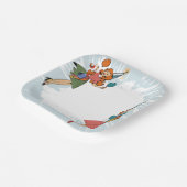  Feestje Papieren Bordje (Gebogen)