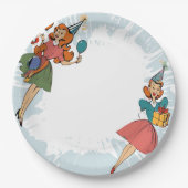  Feestje Papieren Bordje (Voorkant)