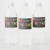 Feestje Party Waterfles Etiket (Flessen)