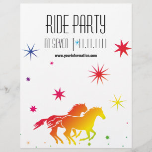 Feestje rijden flyer