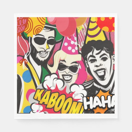 Feestje Servet (Voorkant)