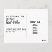 Feestje ter gelegenheid van de verloving - bewaar briefkaart (Achterkant)