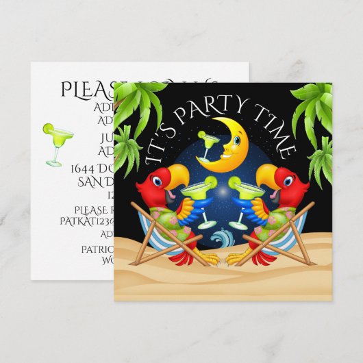 FEestJE Uitnodiging (Voorkant / Achterkant)