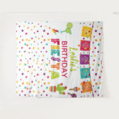 Feestje Verjaardag Achtergrond - WH Wandkleed (Voorkant (horizontaal))