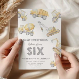 Feestje voor de 6e verjaardag van de bouw kaart