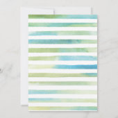 Feestje voor een schattige jongen, als een dinosau kaart (Achterkant)