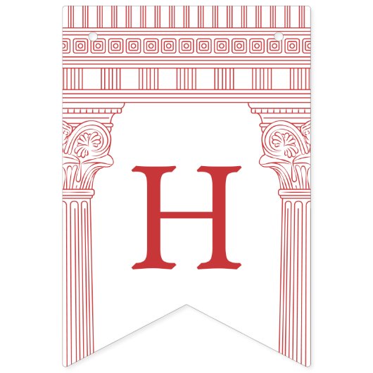 Feestje voor godinnen met aangepaste kleur en temp vlaggetjes (Tweede vlag)