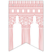 Feestje voor godinnen met aangepaste kleur en temp vlaggetjes (Eerste vlag)