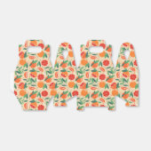 feestje voor oranje citrusvruchten bedankdoosjes (Uitgevouwen)