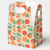 feestje voor oranje citrusvruchten bedankdoosjes (Geopend)