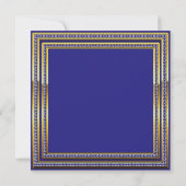 Feestje voor politieagentje kaart (Achterkant)