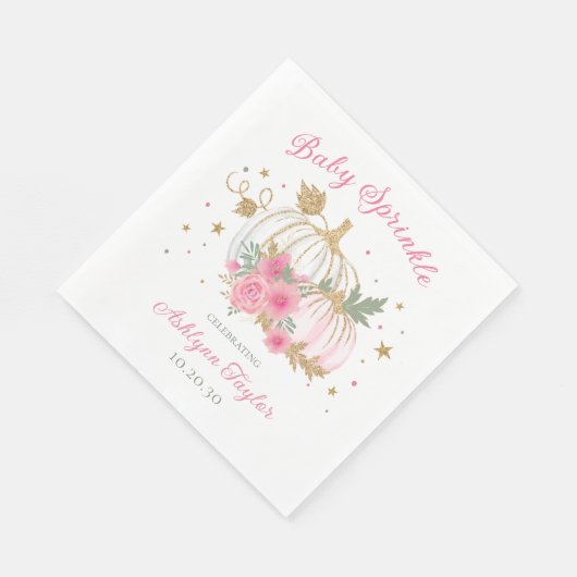 Feestje voor Tweeling Meisjes Baby Servet (Hoek)