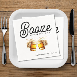 Feestje voor vrijgezellen en vrijgezellen voor de  servet