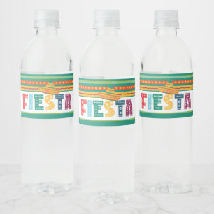 Feestje Waterfles Etiket